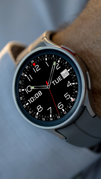 Hybrid Minimal RZ۰۱ Watch face - عکس برنامه موبایلی اندروید