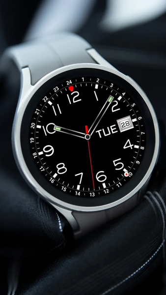Hybrid Minimal RZ۰۱ Watch face - عکس برنامه موبایلی اندروید