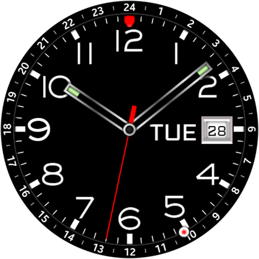 Hybrid Minimal RZ۰۱ Watch face - عکس برنامه موبایلی اندروید