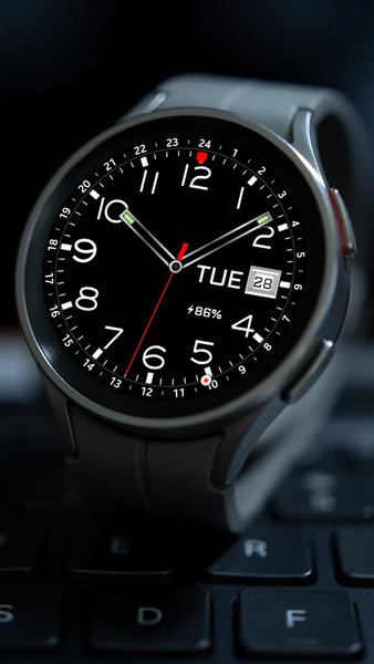 Hybrid Minimal RZ۰۱ Watch face - عکس برنامه موبایلی اندروید