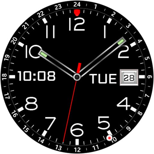 Hybrid Minimal RZ۰۱ Watch face - عکس برنامه موبایلی اندروید