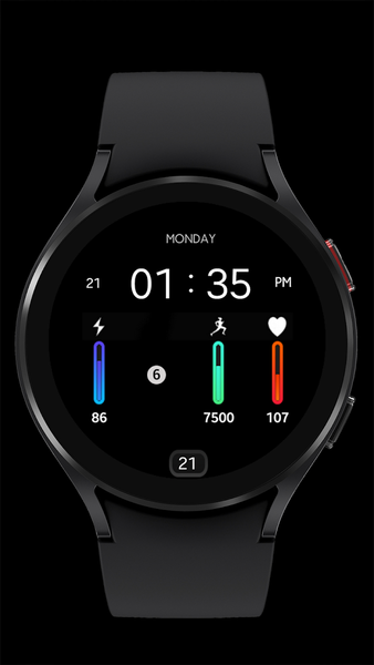 IA13 Pixel Watchface - Image screenshot of android app