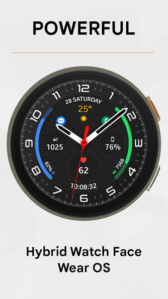 IV Hybrid Watch Face - عکس برنامه موبایلی اندروید