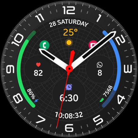 IV Hybrid Watch Face - Image screenshot of android app