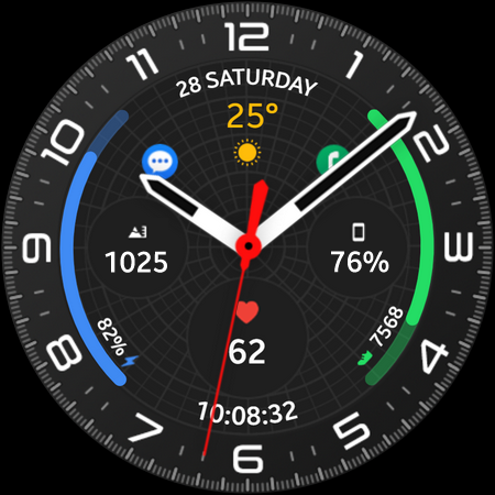 IV Hybrid Watch Face - Image screenshot of android app
