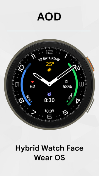 IV Hybrid Watch Face - Image screenshot of android app