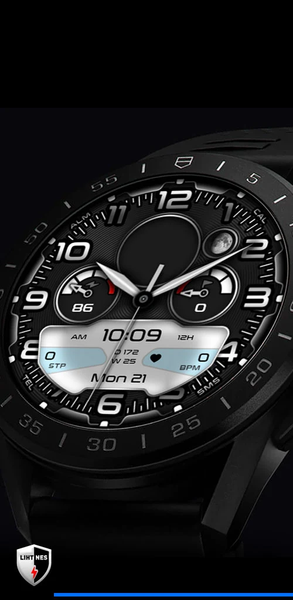 Lihtnes Watch Face 001 - Image screenshot of android app