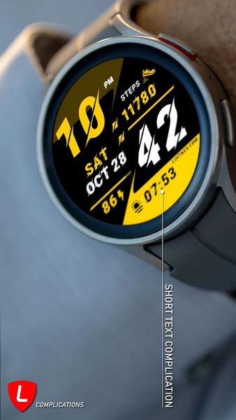 Sporty Watch Face 024 - Image screenshot of android app