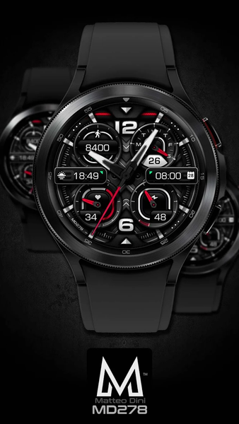 MD278 Analog watch face - عکس برنامه موبایلی اندروید