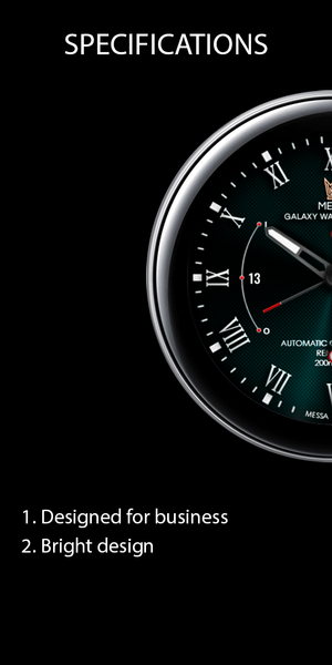 Messa Watch Face BN25 Classic - Image screenshot of android app