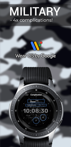 Military Watch Face - F01 - Image screenshot of android app