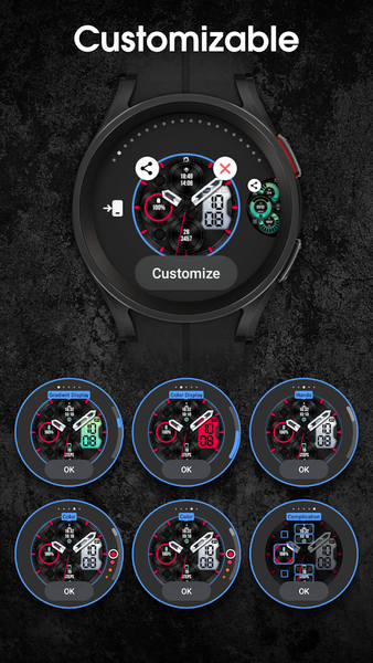 PRADO X۲۵ Hybrid Watch Face - عکس برنامه موبایلی اندروید