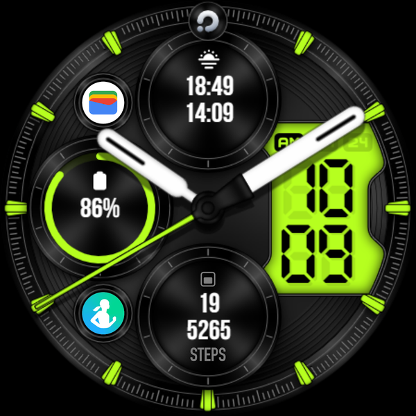 PRADO X۲۵ Hybrid Watch Face - عکس برنامه موبایلی اندروید