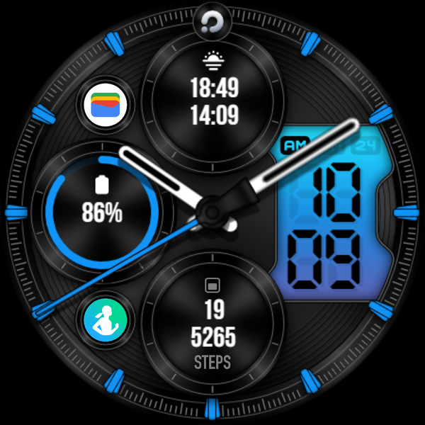 PRADO X۲۵ Hybrid Watch Face - عکس برنامه موبایلی اندروید