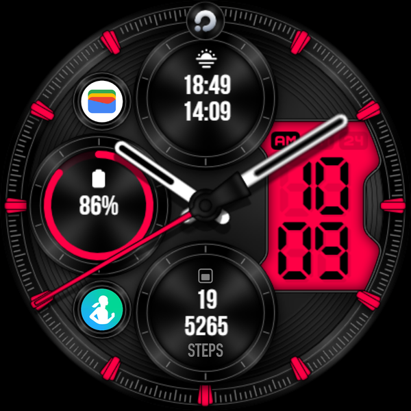 PRADO X۲۵ Hybrid Watch Face - عکس برنامه موبایلی اندروید