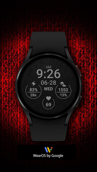 PW77 - Simple Lady Watch Face - عکس برنامه موبایلی اندروید