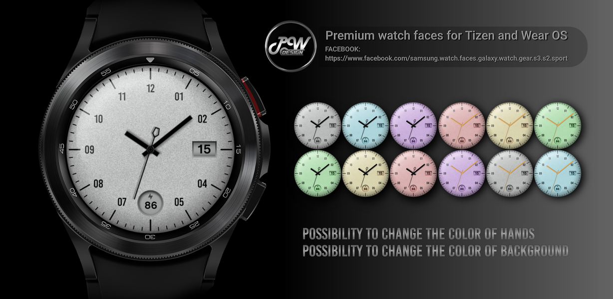 PW19 - Analog Watch Face - Image screenshot of android app