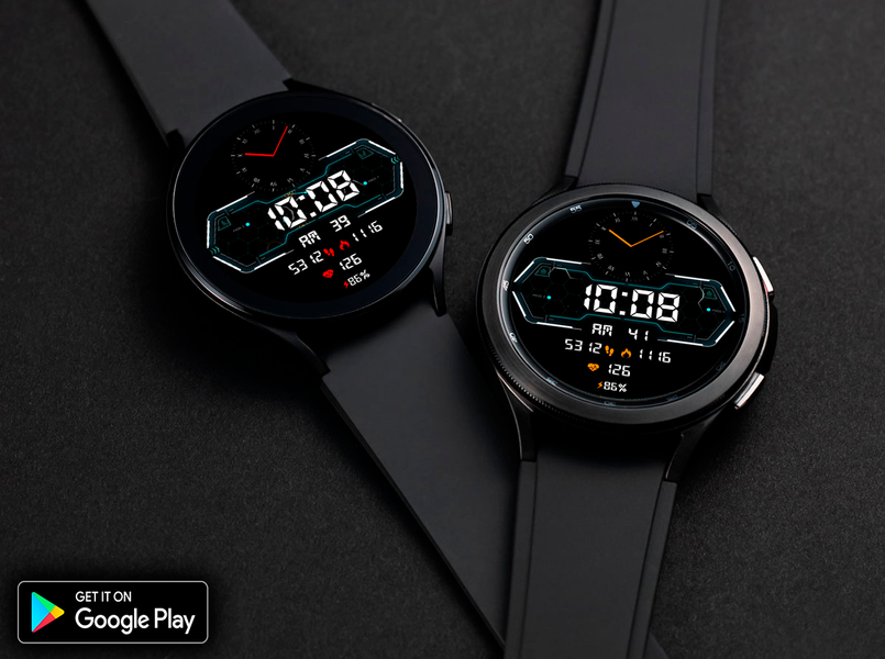 Hybrid RAPTER Watch face - Image screenshot of android app