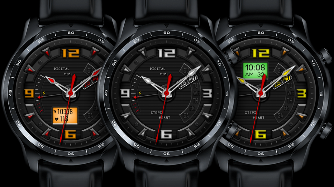 Hybrid RATAMAX WS70 Watch face - عکس برنامه موبایلی اندروید