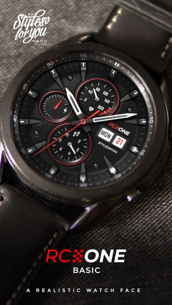 S4U RC ONE - Basic watch face - Image screenshot of android app