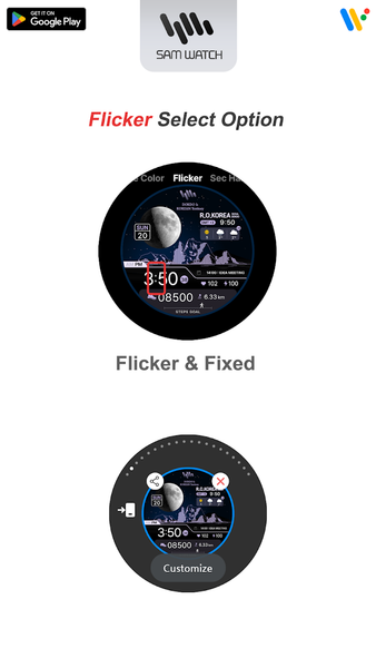 SamWatch Scenery 2025 KR Dokdo - Image screenshot of android app