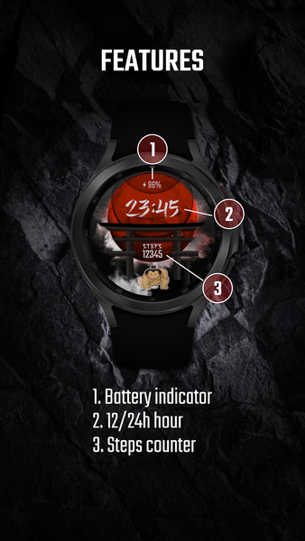 Digital watch face - SUMO INFO - Image screenshot of android app