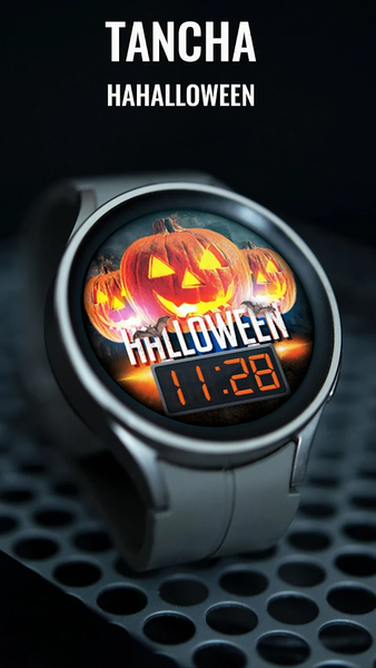 Tancha Halloween Watch Face - عکس برنامه موبایلی اندروید