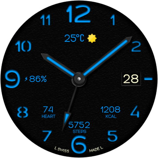 Analog Classic Sport WatchFace - Image screenshot of android app