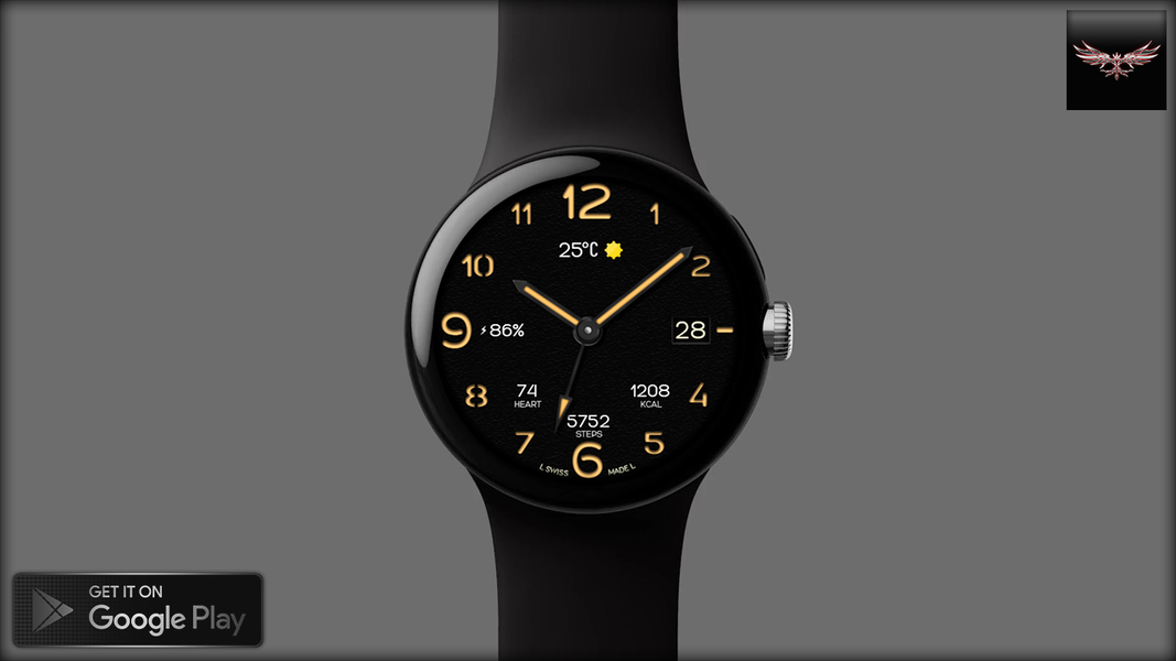 Analog Classic Sport WatchFace - Image screenshot of android app