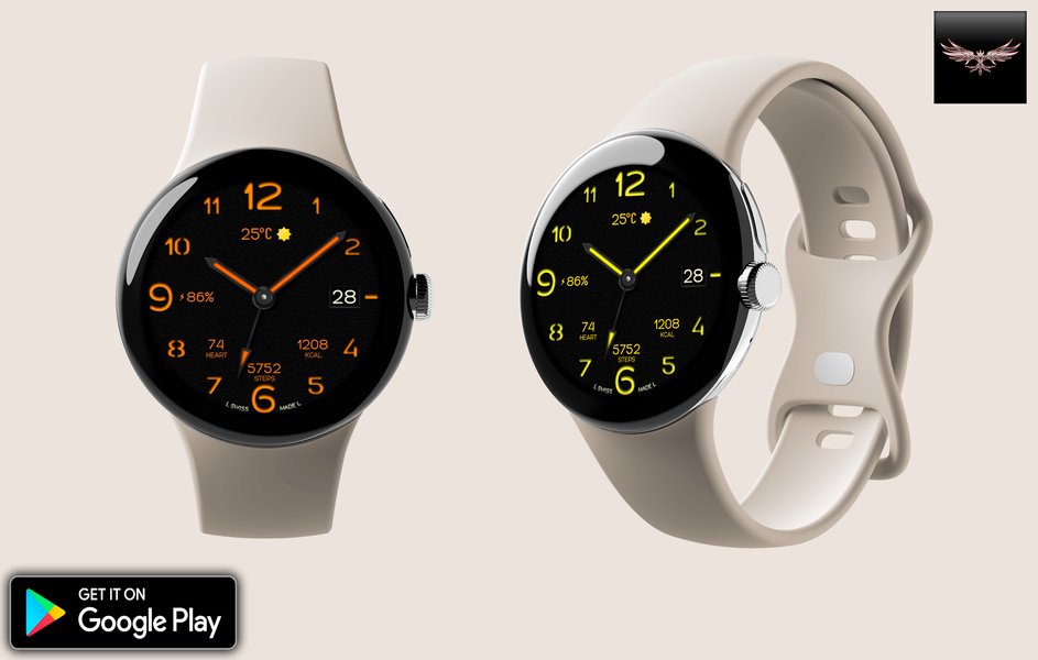 Analog Classic Sport WatchFace - Image screenshot of android app