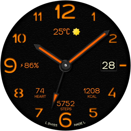Analog Classic Sport WatchFace - Image screenshot of android app