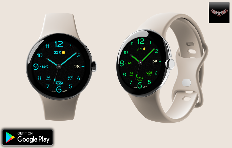 Analog Classic Sport WatchFace - Image screenshot of android app