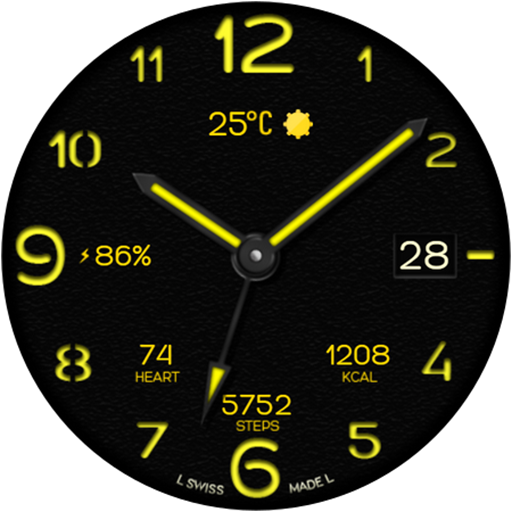 Analog Classic Sport WatchFace - Image screenshot of android app