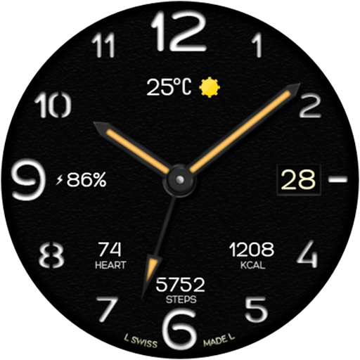 Analog Classic Sport WatchFace - Image screenshot of android app
