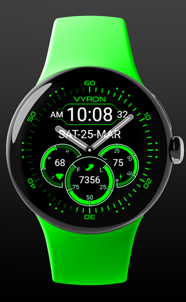 TOP GUN - hybrid watch face - عکس برنامه موبایلی اندروید