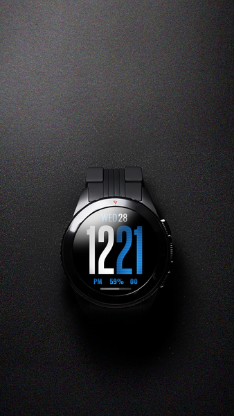 MEGA Big Bold Watch Face VS100 - Image screenshot of android app