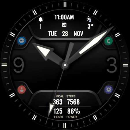 IV Classic Watch Face - عکس برنامه موبایلی اندروید