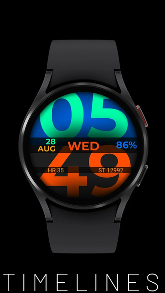 Watch Face WF109 - Image screenshot of android app