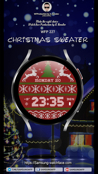 WFP ۲۲۷ Christmas sweater - عکس برنامه موبایلی اندروید