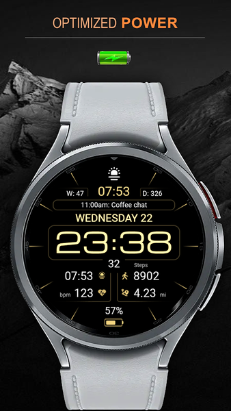 WFP ۲۳۷ Digital watch face - عکس برنامه موبایلی اندروید