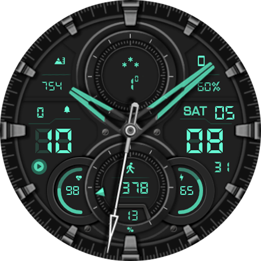 WFP 303 Hybrid watch face - Image screenshot of android app