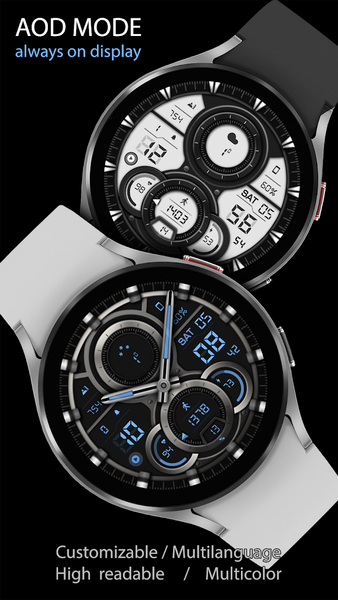 WFP 303 Hybrid watch face - Image screenshot of android app