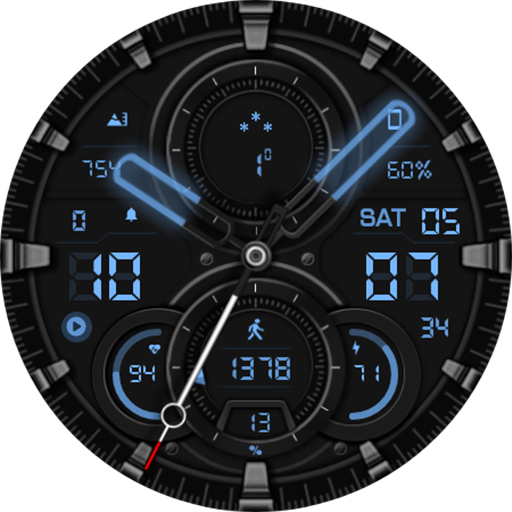 WFP 303 Hybrid watch face - Image screenshot of android app