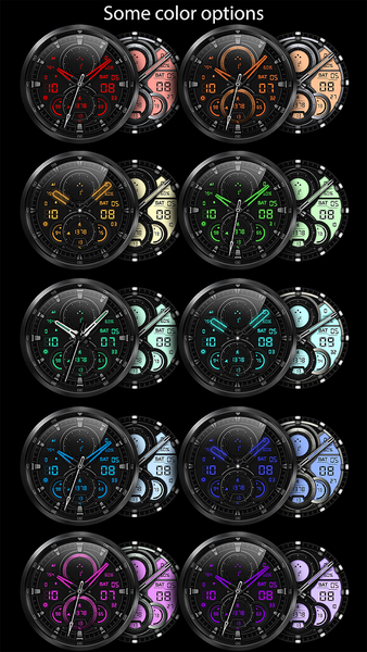 WFP 303 Hybrid watch face - Image screenshot of android app