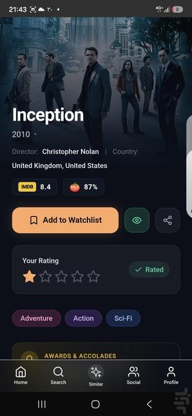 واچ میت - عکس برنامه موبایلی اندروید