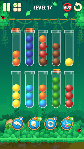 Ball Sort Puzzle, water sort - Gameplay image of android game