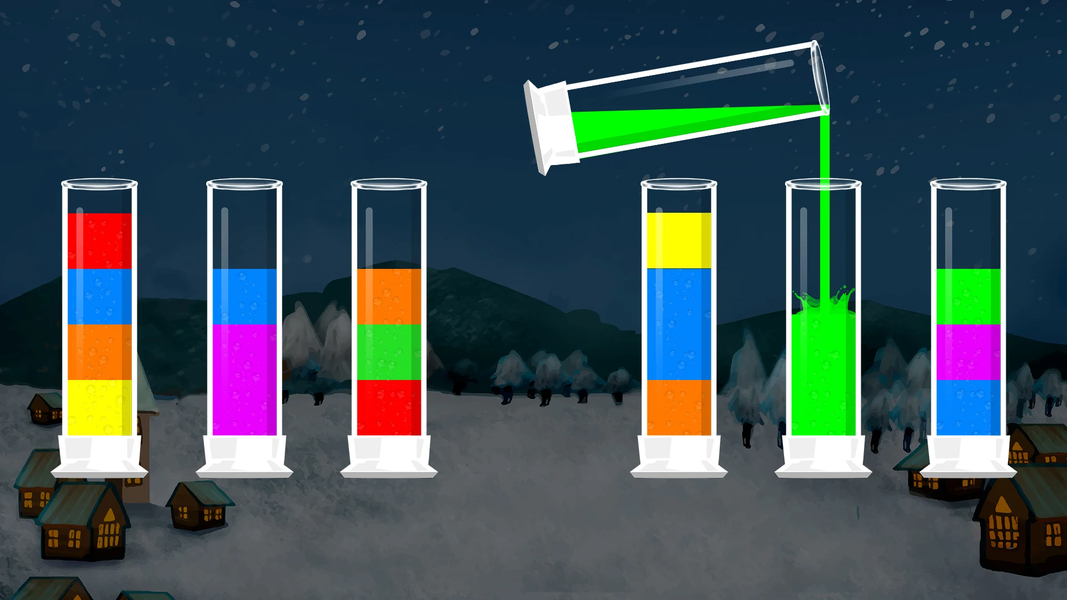 Color Water Sort Puzzle Fun - Gameplay image of android game