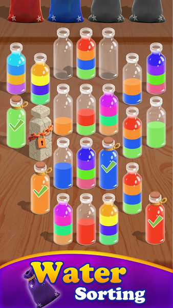 Water Flow Sort: Sort Game - عکس بازی موبایلی اندروید