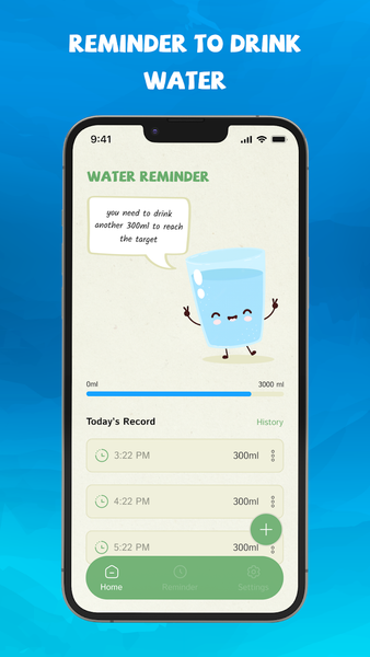 Drink Water Reminder & Tracker - Image screenshot of android app