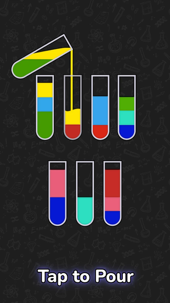 Water Sort-Color Match Puzzle - عکس بازی موبایلی اندروید